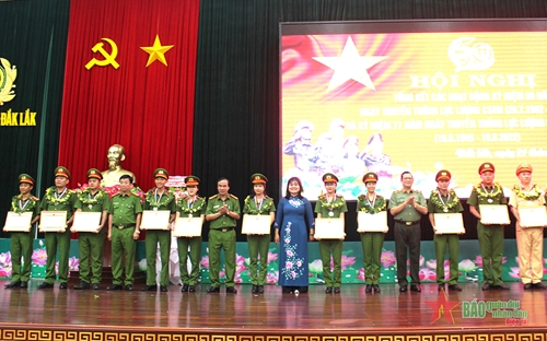 Công an tỉnh Đắk Lắk tổng kết các hoạt động kỷ niệm 60 năm Ngày truyền thống Cảnh sát nhân dân